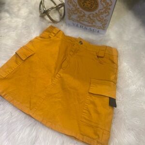 Girl’s Golden Mini Skirt